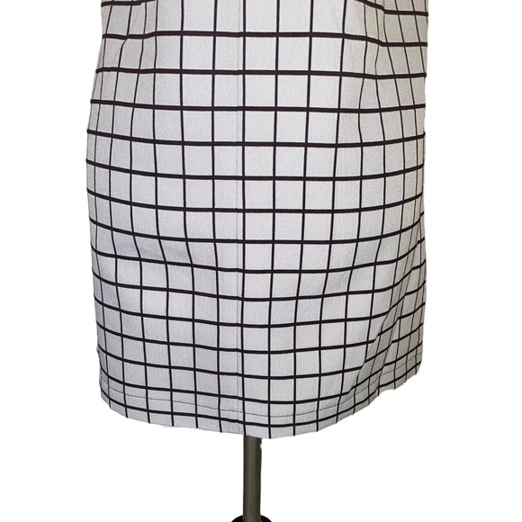 NWT Foxiedox Anthropologie Grid Patterned Rhinestone Rayon Shift Tunic Dress - S - Picture 11 of 15